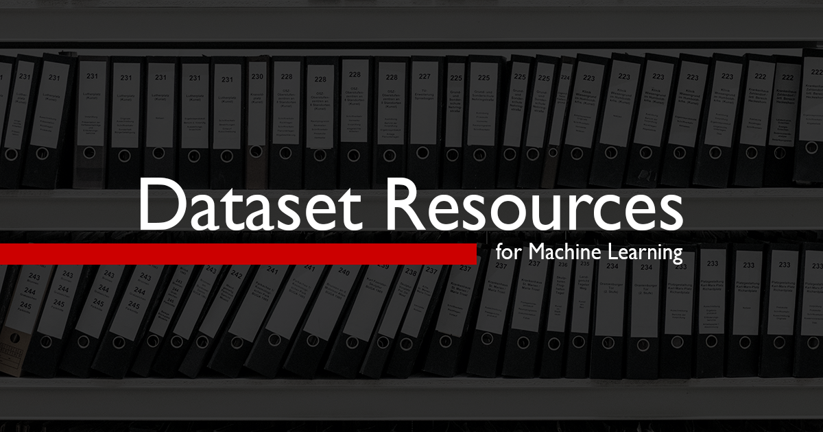 datasets for machine learning projects